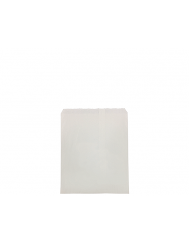 Bolsa de papel blanco 3f 245 por 200 mm (exterior) 230 por 200 mm (interior) x 500
