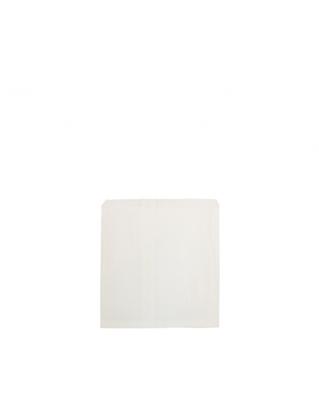 2w weiße Papiertüte 210 x 200 mm (außen) 195 x 200 mm (innen) x 500