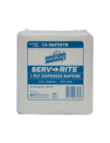 Serv-Rite 餐巾纸 210 x 330 毫米 x 3000