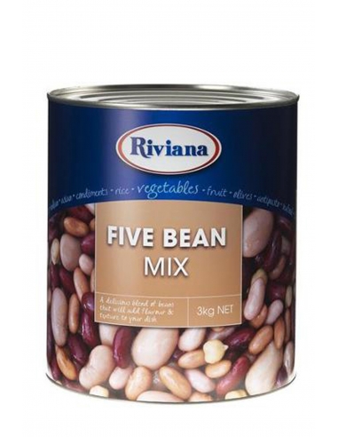 Riviana Foods 5 Bean Mix 3kg