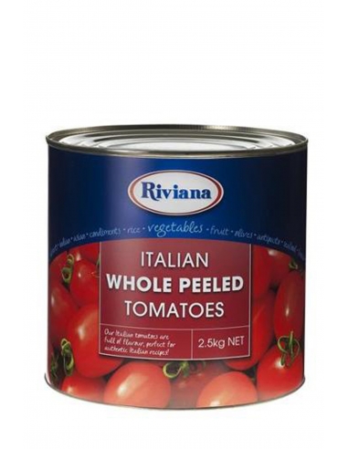 Riviana Foods Hele gepelde tomaten 2,5 kg
