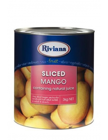 Riviana Foods Sliced Mango In Natural Juice 3kg x 1