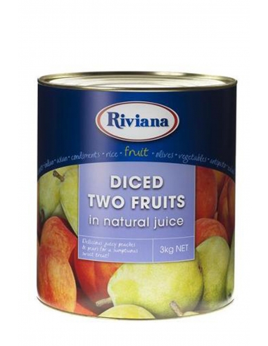 Riviana Foods Zwei Früchte in natürlichem Saft 3kg