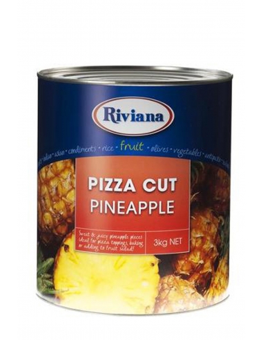 Riviana Foods ピザカットパイナップル 3kg