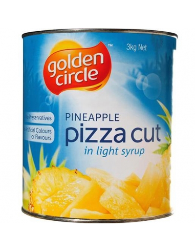 Golden Circle Pineapple In Syrup Pieces 3kg x 1