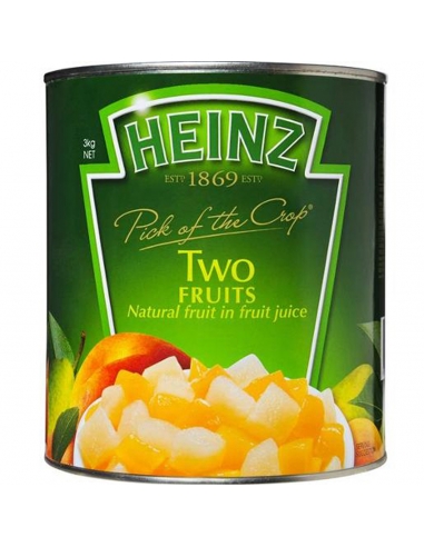 Heinz Dwa owoce w naturalnym soku 3 kg