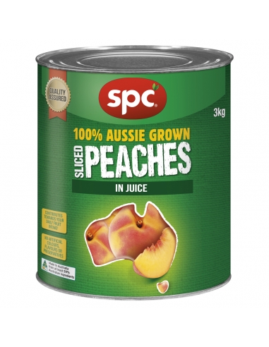 Spc Ardmona Sliced Peach In Natural Juice 3kg x 1