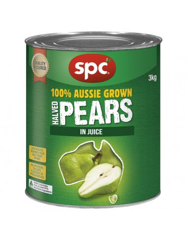 Spc Ardmona Pear Halves In Natural Juice 3kg x 1