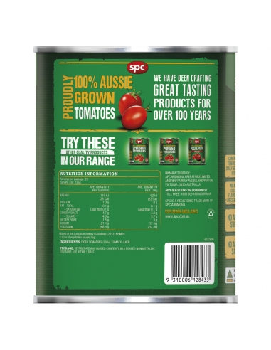 Spc Diced Tomatos 2.95kg x 1