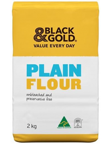 Black & Gold Flour de plátano 2kg x 6