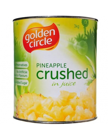 Golden Circle Pineapple dans le jus naturel écrasé 3kg