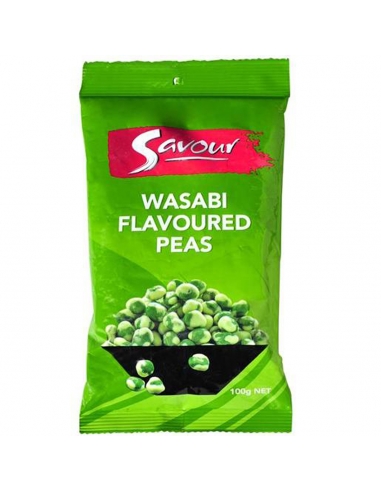 Savour Peas Wasabi Flavoured 100gm x 12