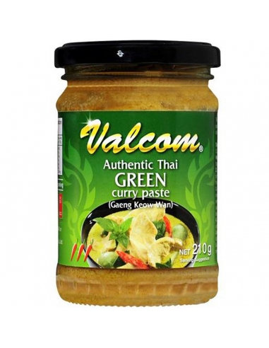 Valcom Green Curry Paste 210gm x 1