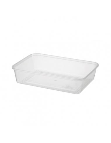 Rechthoekige plastic container 500 ml x 50