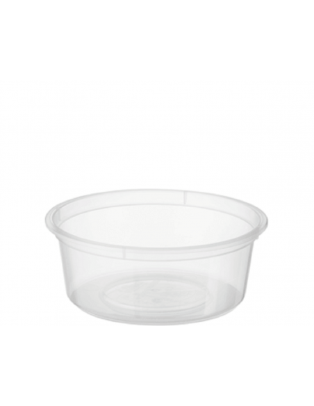 Contenitore rotondo in plastica da 70 ml / 2 oz 70 x 24 mm x 100