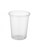 Reveal Clear Round Containers Plastic Food Cont 200 ml 77 by 85 mm x 50