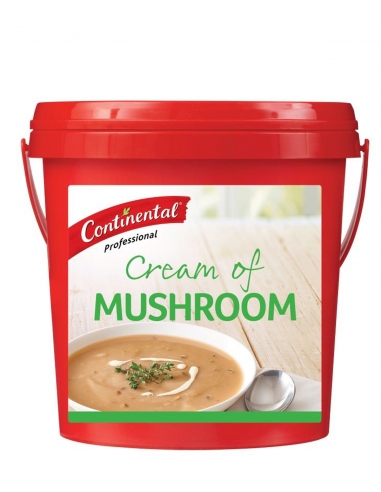 コンチネンタル マッシュルーム クリーム グルテン フリー スープ 1.8kg 