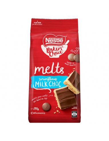 Nestle Milk Baking Chocolate Melts 290gm x 1