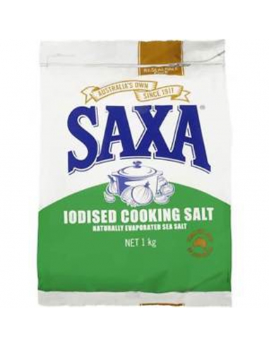 Saxa Salt Cooking Iodised 1kg x 1
