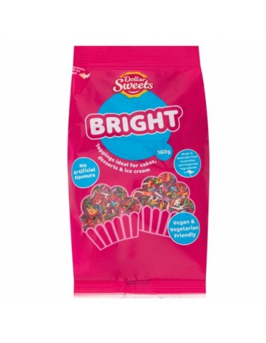 Dollar Sweets Cake Tops Bright 160gm x 1