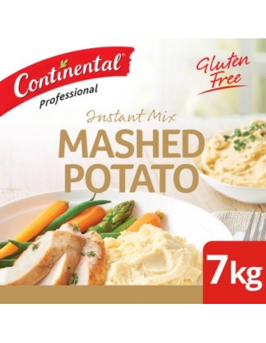 Purée instantanée de pommes de terre continentale sans gluten carton de 7 kg