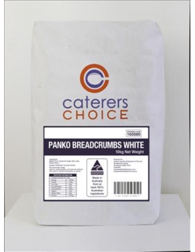Caterers Choice Breadcrumbs Panko Japonais blanc 10 Kg sac