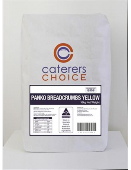 Caterers Choice Breadcrumbs Panko Japanese Yellow 10 Kg x 1