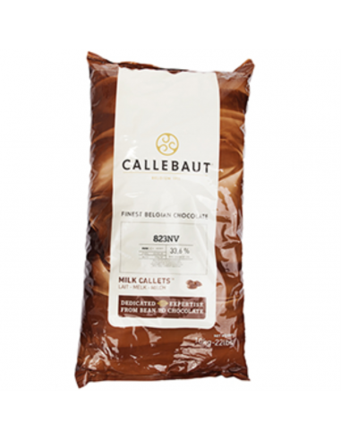 Callebaut Chocolade Couverture Melk Callets Zak van 10 kg