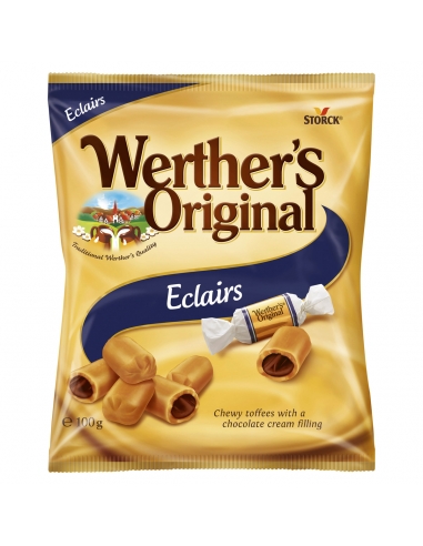 Werther Original Chocolade E-clair 100g x 12