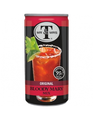 De heer en mevrouw T Bloody Mary Mix 103 ml x 24