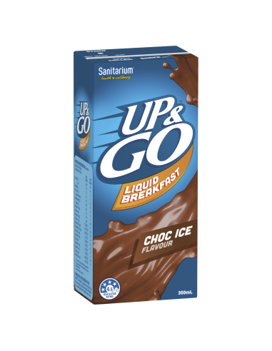 Up & Go chocolade-ijs 350 ml x 12