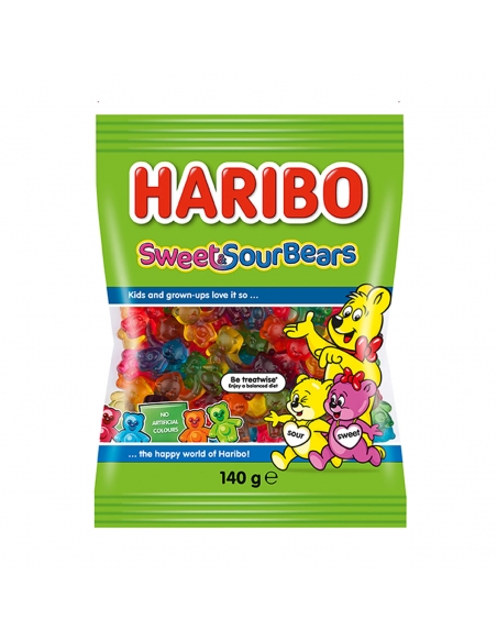 Haribo Osos dulces y amargos 140g x 14
