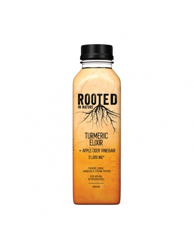 Rooted Apple Cider Vinegar Elixir 350ml x 12