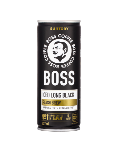 Boss Coffee Lang schwarz 237ml Can x 12