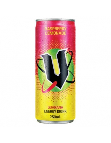 V-energy Drink frambozen limonade 250 ml x 24