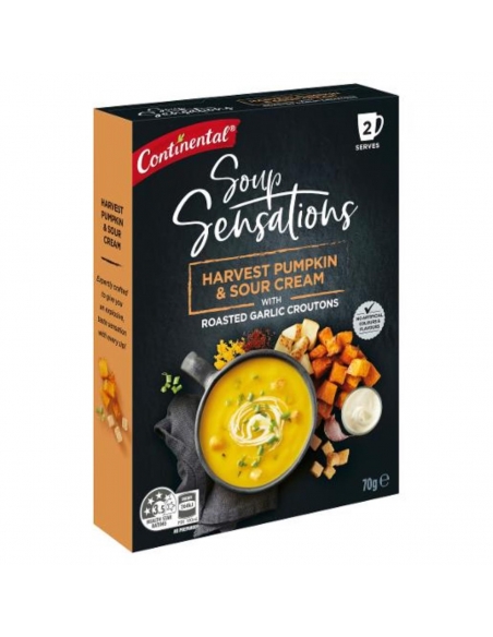 Continental Harvest Pumpkin & Sour Cream Soup Sensation 70gm x 7