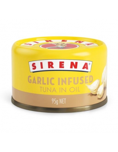 Sirena Tuna en ail infusée Oil 95gm x 12