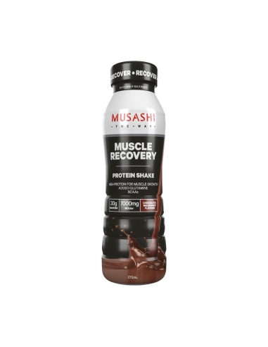 Musashi Recuperación Protein Shake Chocolate Milkshake 375ml x 6