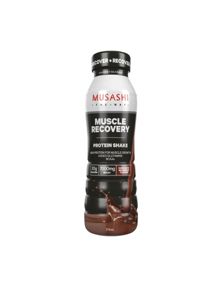 Musashi Recuperación Protein Shake Chocolate Milkshake 375ml x 6