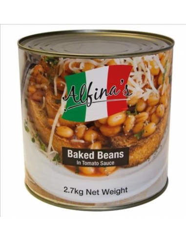 Alfinas Baked Beans In Tomato Sauce 2.7 Kg Can