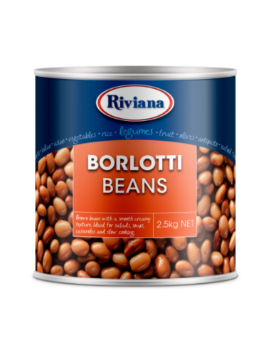 Riviana ビーンズ ボルロッティ 2.5kg缶