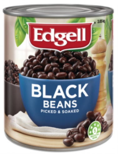 Edgell Beans Black 3.05 Kg x 1