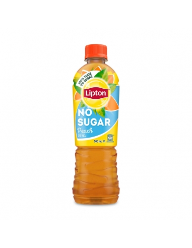 Lipton Ice Tea Peach No Sugar 500ml x 12