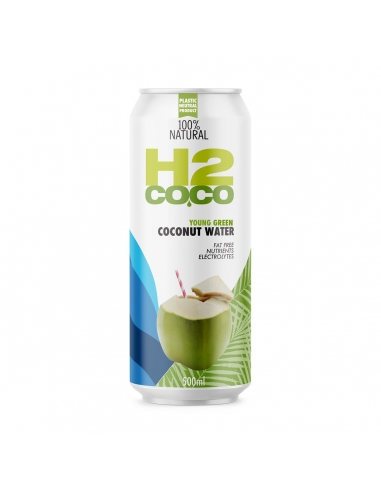 H2coco Coconut Water Can 500ml x 12