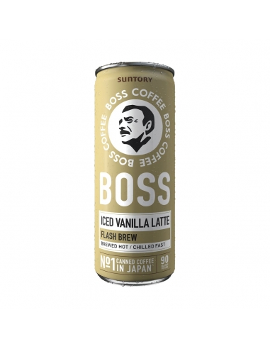 Boss Coffee 冰香草拿铁 237ml x 12