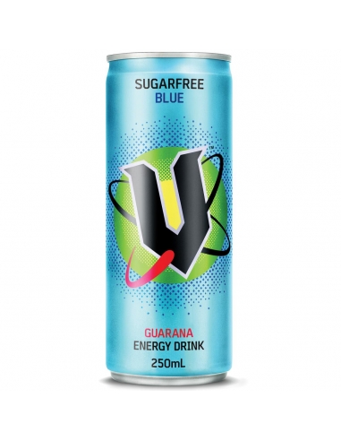 V Energy Blue Sugar Free Can 250ml x 24