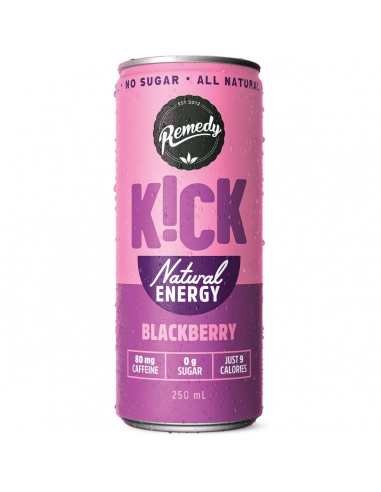 Remedy Kick Blackberry 250 ml x 12