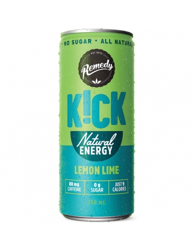 Remedy Kick Lemon Lime 250 ml x 12