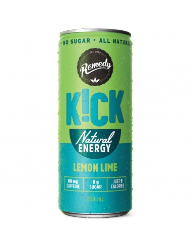 Remedy Kick Lemon Lime 250ml x 12
