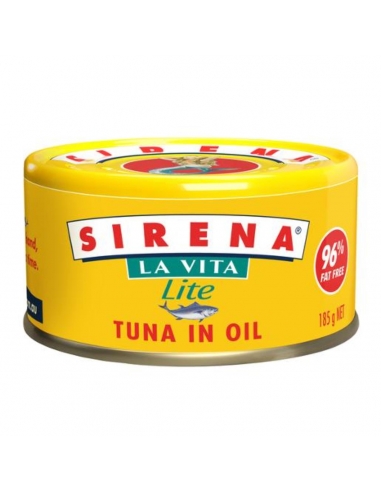 Sirena Lavita tonijn Oil Lite 185 gm